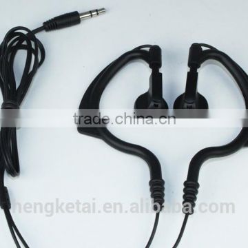 Alibaba hot earphones ear hooks style with wired