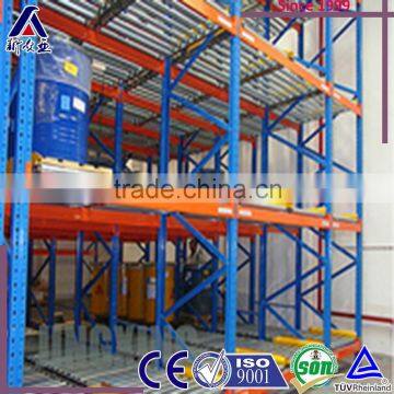  Nanjing Manufacturers Wholesale Carton Gravity Flow Storage Mobile Warehouse Shelf
