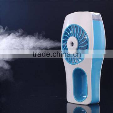 Mini handheld electric water air cooling spray fan with rechargebale battery