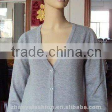 LADIES' SWEATER IN WOOL CARDIGAN