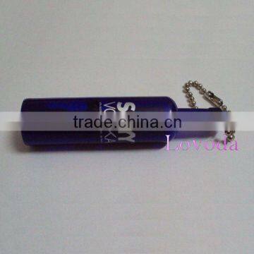 beer bottle shaped led torch keychain JLP-037 for promotional gifts