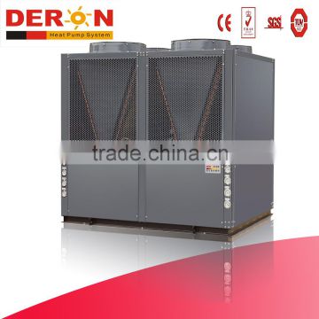 Deron big capacity air to water heat pump sanitory hot water heating for hotel hospital