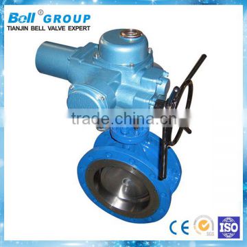 3 eccentric electric butterfly valve for cement