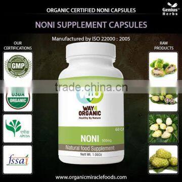 The ISO Certified Noni Capsules From No1 Indian Producer For Bulk Export