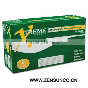 Xtreme Green Nitrile Gloves