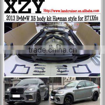 2013-2014 B*M*W X6 body kit H style,upgrade kit for E71X6