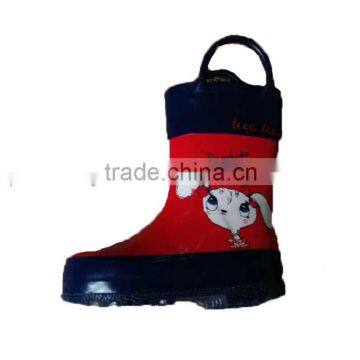 Kids Cute Carton Rubber Rain Boots CH-442