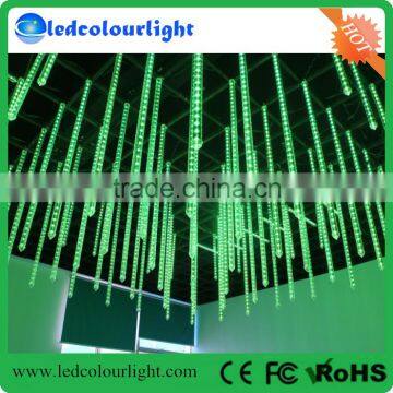 outdoor dmx rgb 3d led meteor tube night club decoration lights