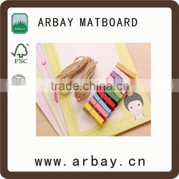 Wholesale Home Decor Uncut or Precut Mat Board for Paper Craft Picture Frame Photo Mat Board 16x20 Garage photo-2