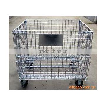 high quality metal warehouse storage wire basket