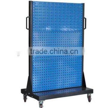 Bin rack&mobile bin trolley double sided storage bin