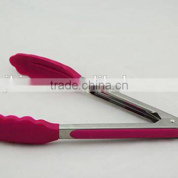 2014 new products kitchen silicone sweety food tongs