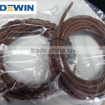 White Cotton Electrical Cable Pendant Braided Wire photo-6