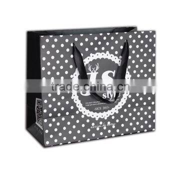 Unique luxury clothing packaging bag with logo printing