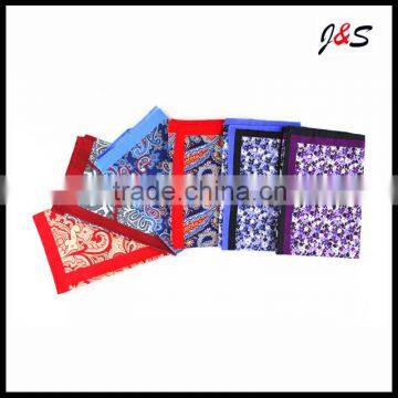 wholesale mens printing cotton pocket square