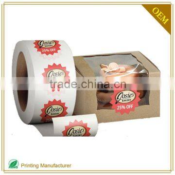 Custmed OEM Top Sale Labels For Biscuits In Packaging Label Manufacturer