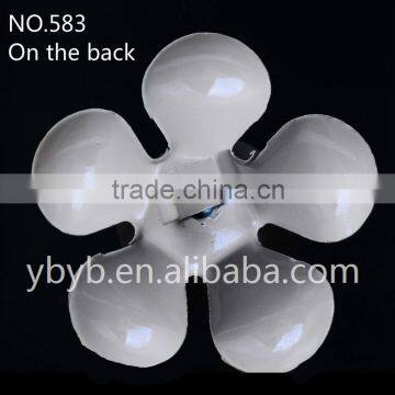 30mm Mini Goody Alloy Pearl Flower Korea Garment Accessories Buckle Hair Accessories Buckle-583 photo-3