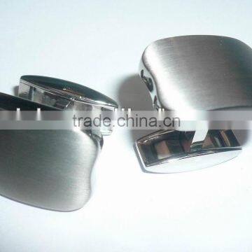 zircon stone titanium Cufflink,titanium cuff button