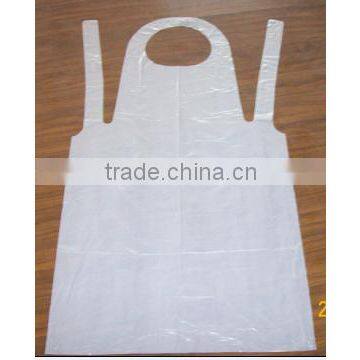 Plastic apron wear during direct patient care