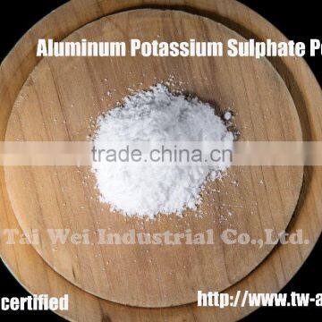 99.9% high purity white alum powder Aluminium Potassium Sulfate