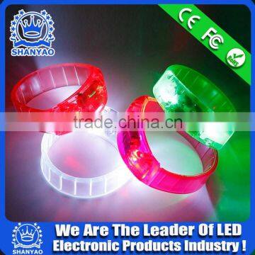 2016 Hot Selling Plastic LED Wristband For Running Cycling Etc Sports Safety
