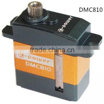 New product DMC810 digital helicopter servo/medium-sized metal gear servo/coreless motor servo