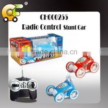 Full function Radio control stunt cars with light toys car for kid 2 colors red & blue