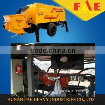 diesel engine trailer concrete pump