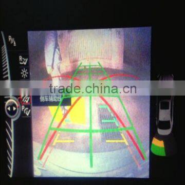 New vedio interface Support rearview camera with guide line