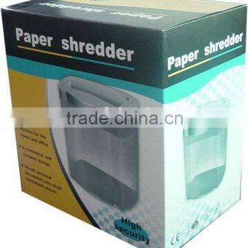 colorful printing foldable corrugated box for paper shredder