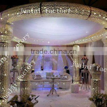 HX258 High Quality Crystal Roman Column for Wedding Decoration