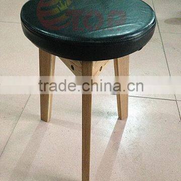 Round Wood Stool