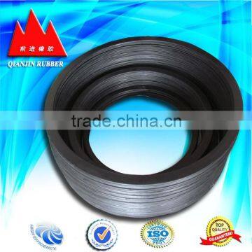 polyurethane rubber and steel ring inside