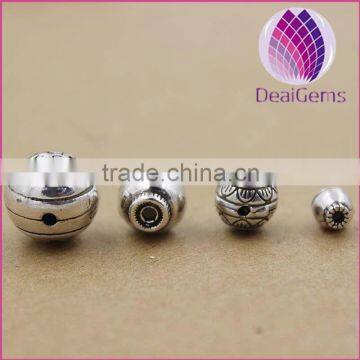 8mm 4 styles thai silver spacer beads jewerly finding