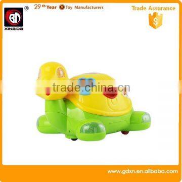 Small sea turtle learning machine with music and light story teller kids toy