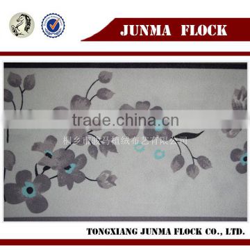 Polyester and Cotton Backing China Flocked Printing Animal Print Fleece Fabric