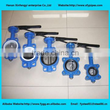 DN50 Manual-Operated Wafer Butterfly Valve