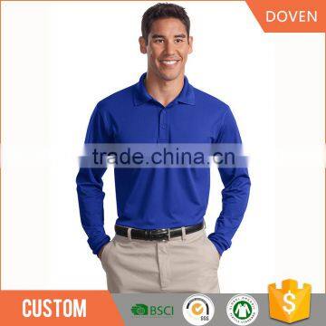 China factory OEM plain formal polo shirts polyester