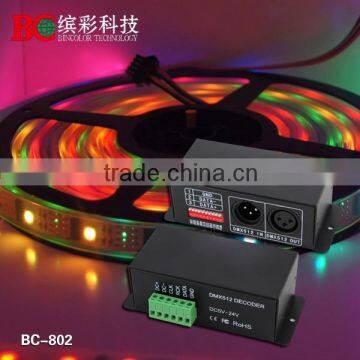BC-802-8806 DC12V-DC24V DMX 512 Decoder for IC LPD8803 LPD8806 photo-4