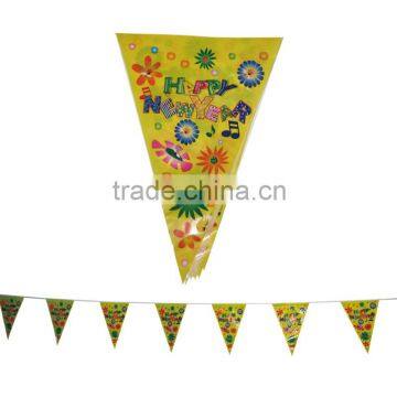 Happy Newyear bunting string flag line