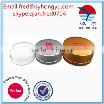 Aluminium Empty Custom Cosmetic Packaging Powder Case Compact Powder Box