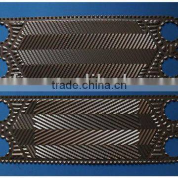 Vicarb V13 related 316L plate heat exchanger, heat exchanger manufacture, heat exchanger plates