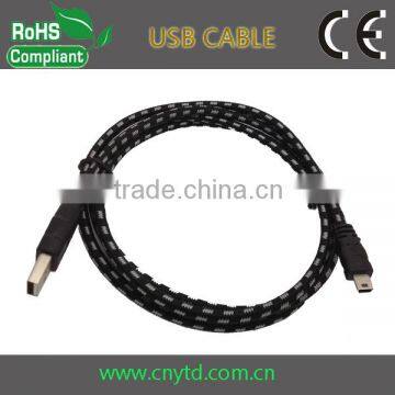 Good quality Mini USB Cable usb to round connector cable