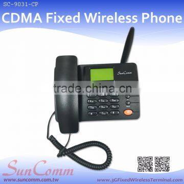 SC-9031-CP Multi-Language with 1 sim black CDMA Landline phone