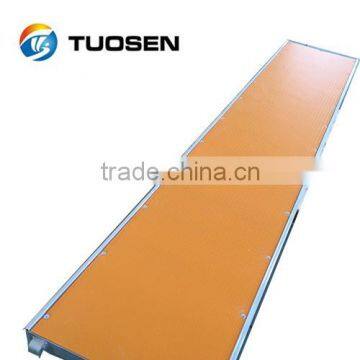 FRP scaffolding panel with aluminum frame