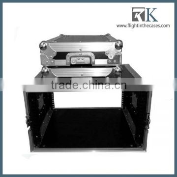 RK Road CasesAmplifier Deluxe Case RK-16U Amplifier Deluxe Case-24 Inch Body Depth With Caster Board-3/8 Inch Plywood