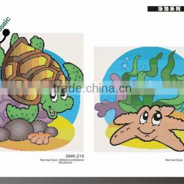 MB Cheap Decorative Glass Mosaic Pattern Pool Tile Fish Mosaic Designs photo-6