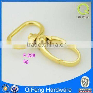 F-228 safety snap hook fashion gold metal bag parts