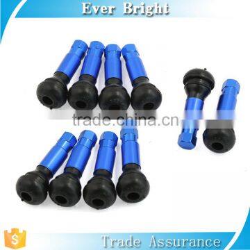 Car Tri Color Dust Cap Tubeless Plug In Wheel tire valve