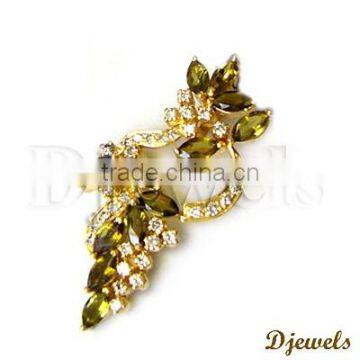 Tourmaline Diamond Pendants, Tourmaline Pendants, Diamond Jewelry